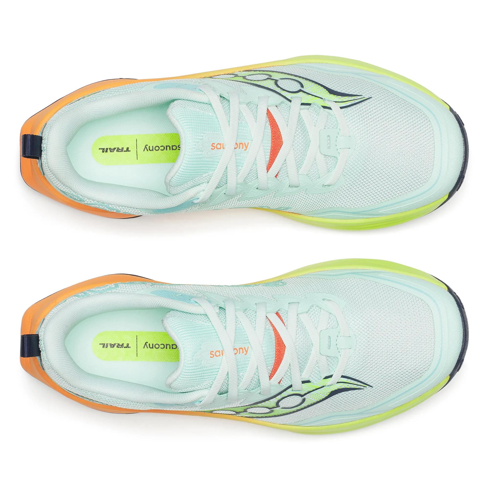 Saucony Women's Peregrine 16 Aqua | Citron