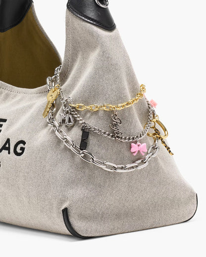 Marc Jacobs The Perfect Imperfect Charm Chain Shoulder Strap Nickel