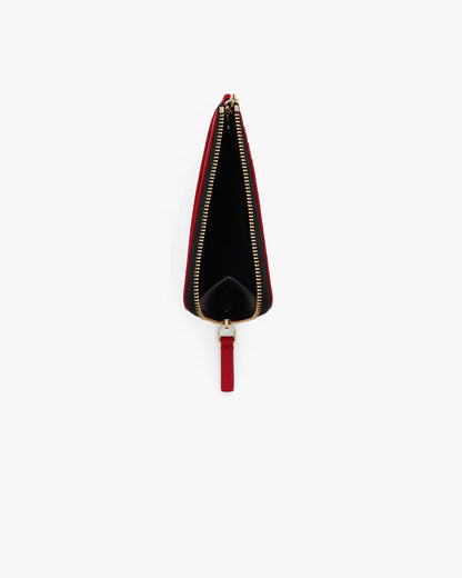 Marc Jacobs The Leather Top Zip Multi Wallet True Red