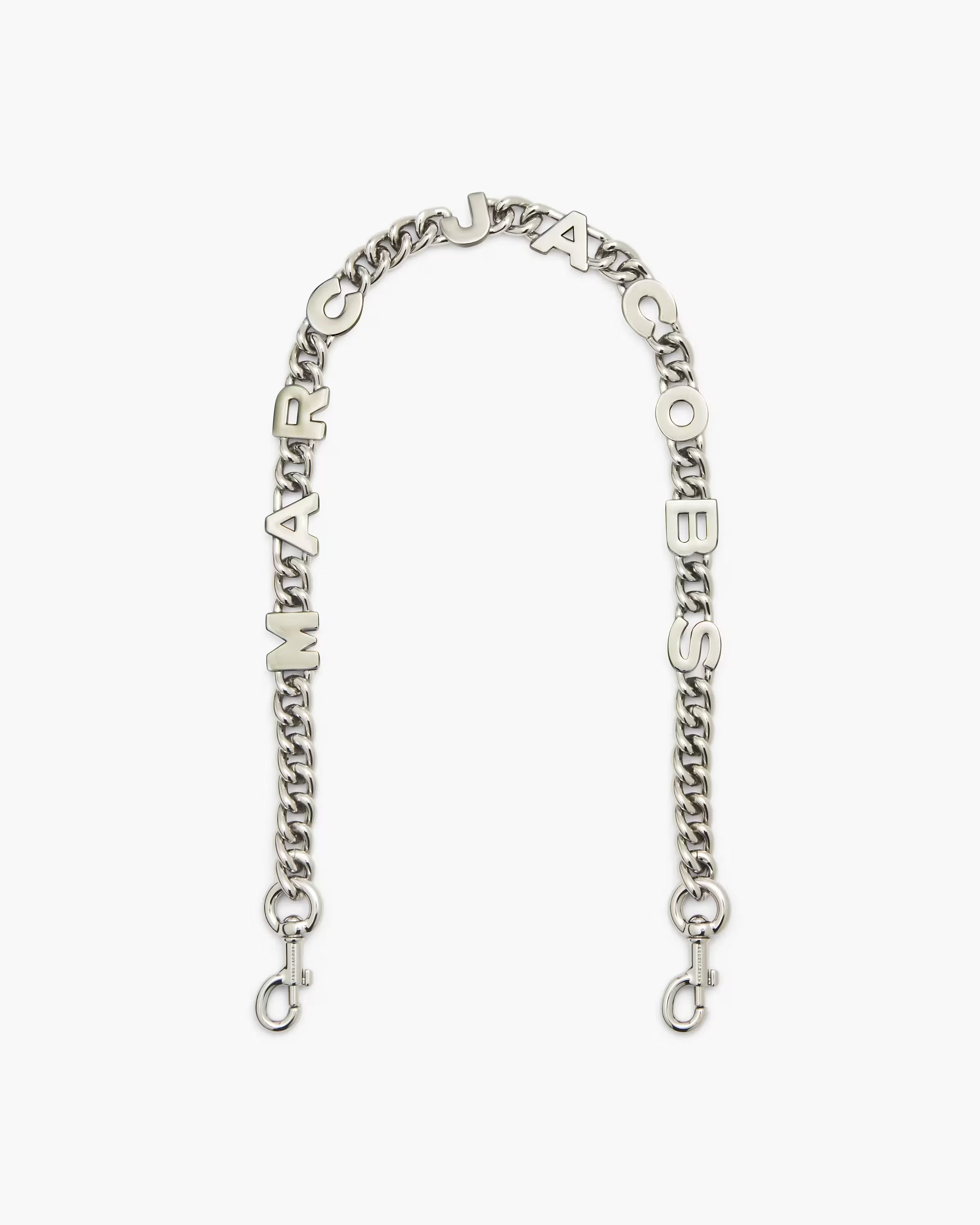 Marc Jacobs The Logo Chain Shoulder Strap Nickel