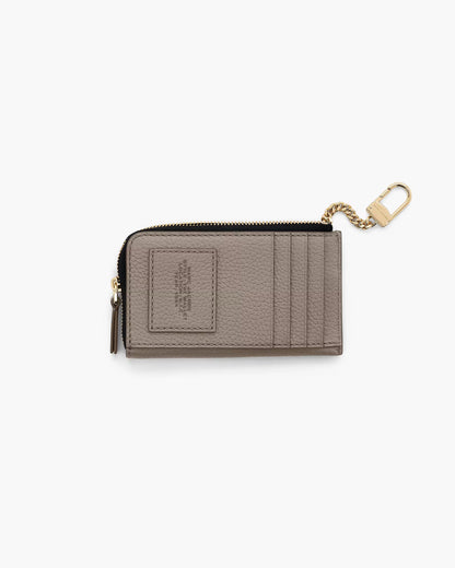 Marc Jacobs The Leather Top Zip Multi Wallet Cement
