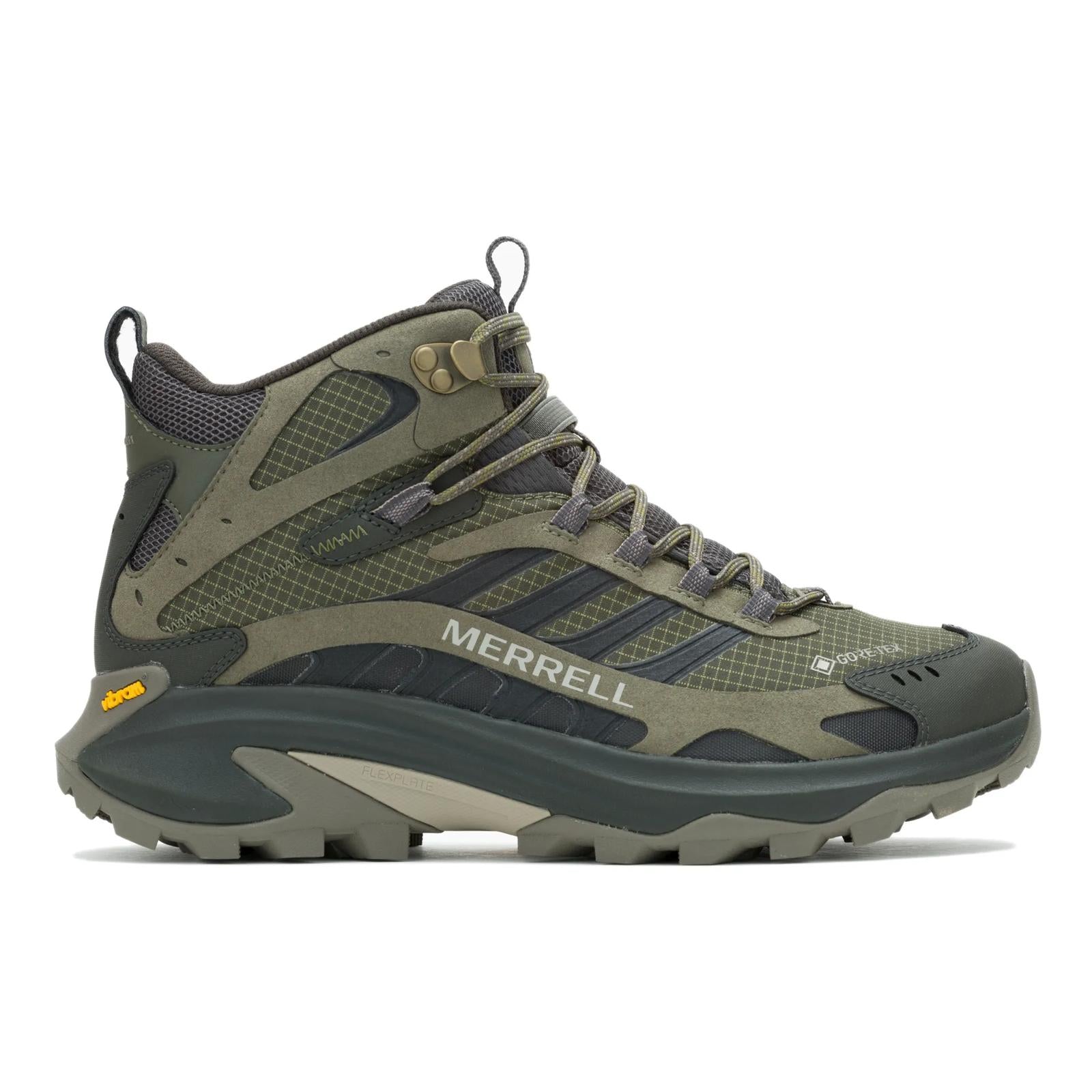 Merrell Men's Moab Speed 2 Mid GORE-TEX Wide Width Olive
