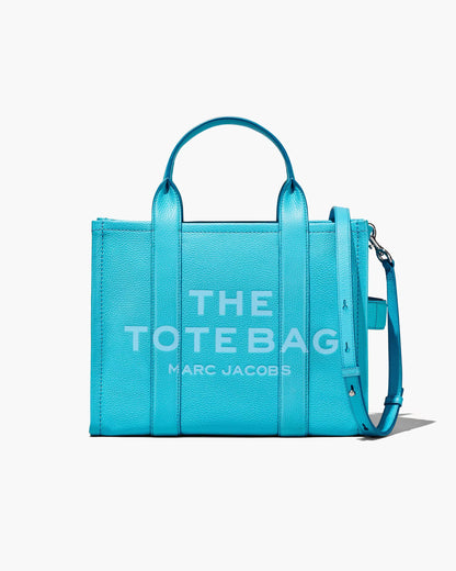 Marc Jacobs The Leather Medium Tote Bag Pool