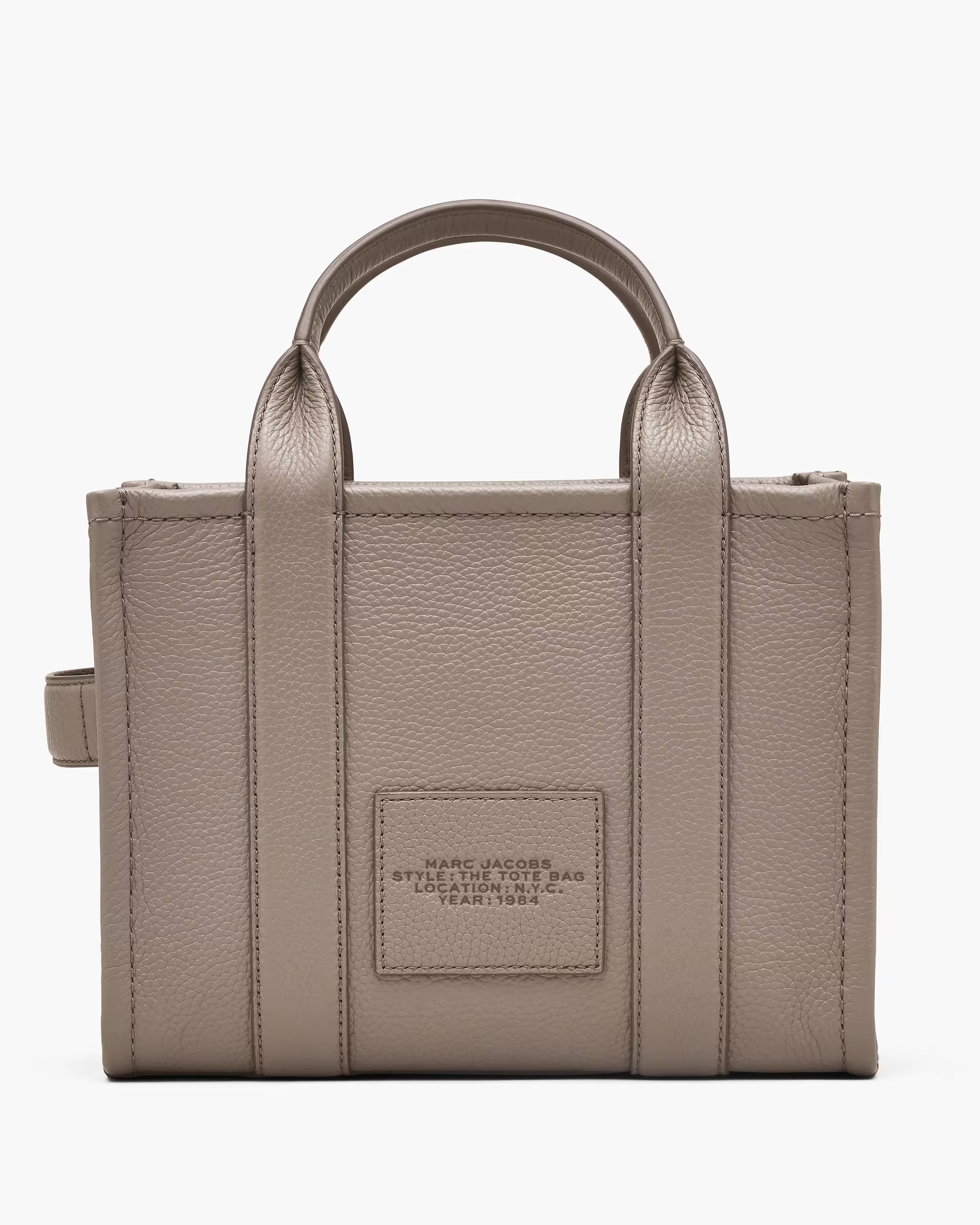 Marc Jacobs The Leather Small Tote Bag Cement