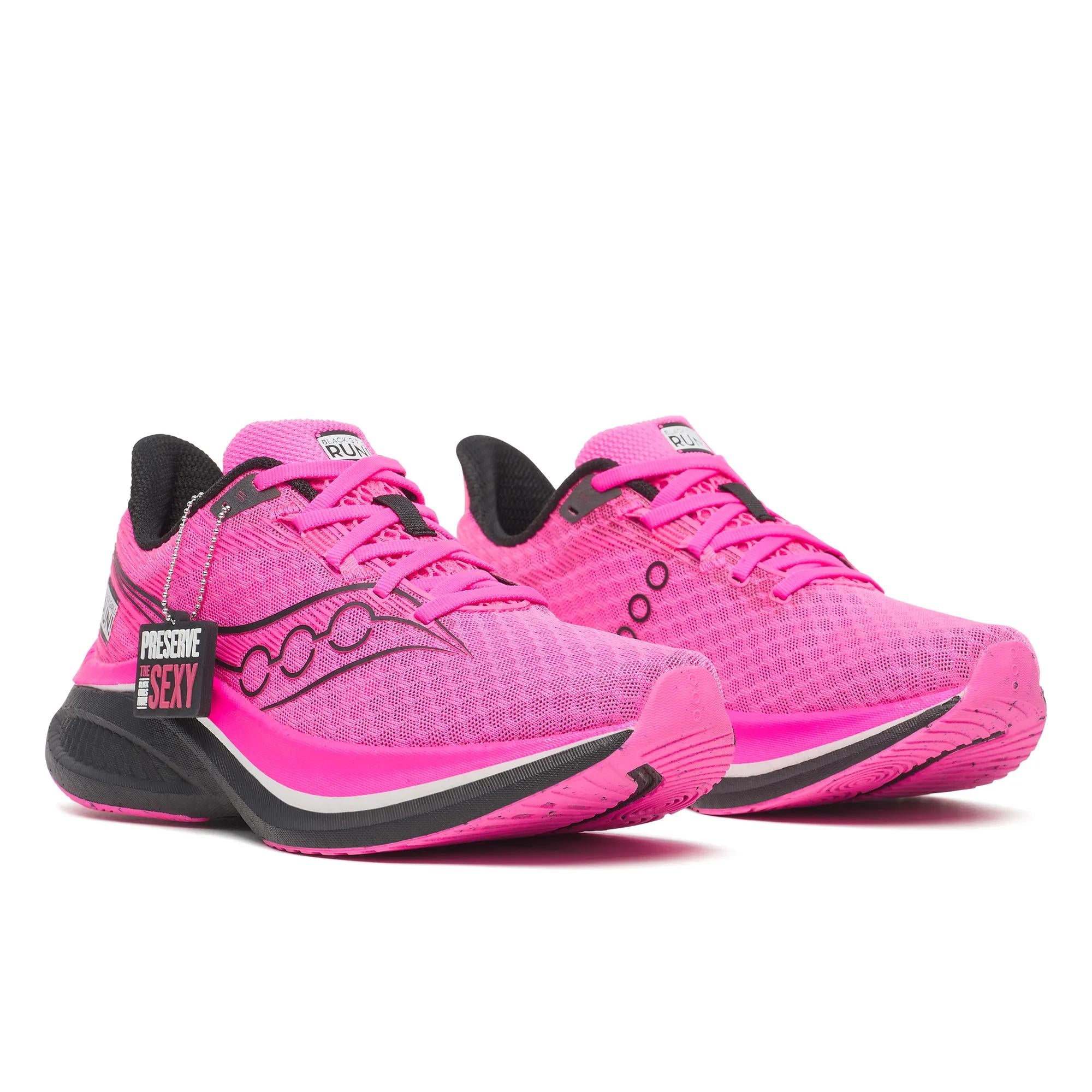 Saucony Women's Black Girls Run X Saucony Endorphin Speed 5 Hot Pink | Black