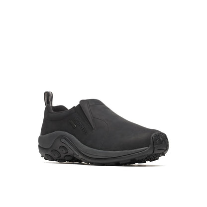 Merrell Men's Jungle Moc Nubuck Waterproof Wide Width Black