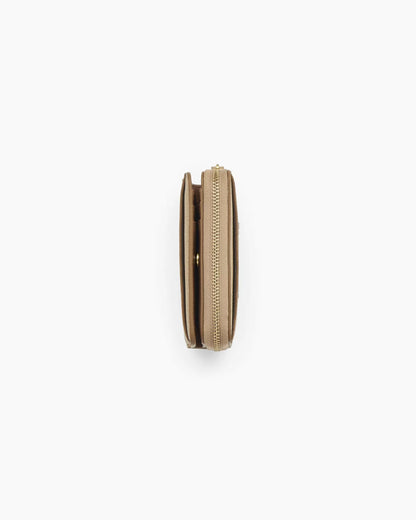Marc Jacobs The Leather Mini Compact Wallet Camel
