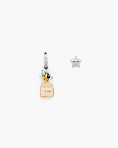 Marc Jacobs Mini Icon Perfect Earrings Silver/Pink Multi
