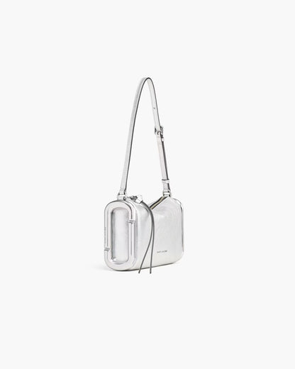 Marc Jacobs Scene Small Shoulder Bag In Metallic Silver