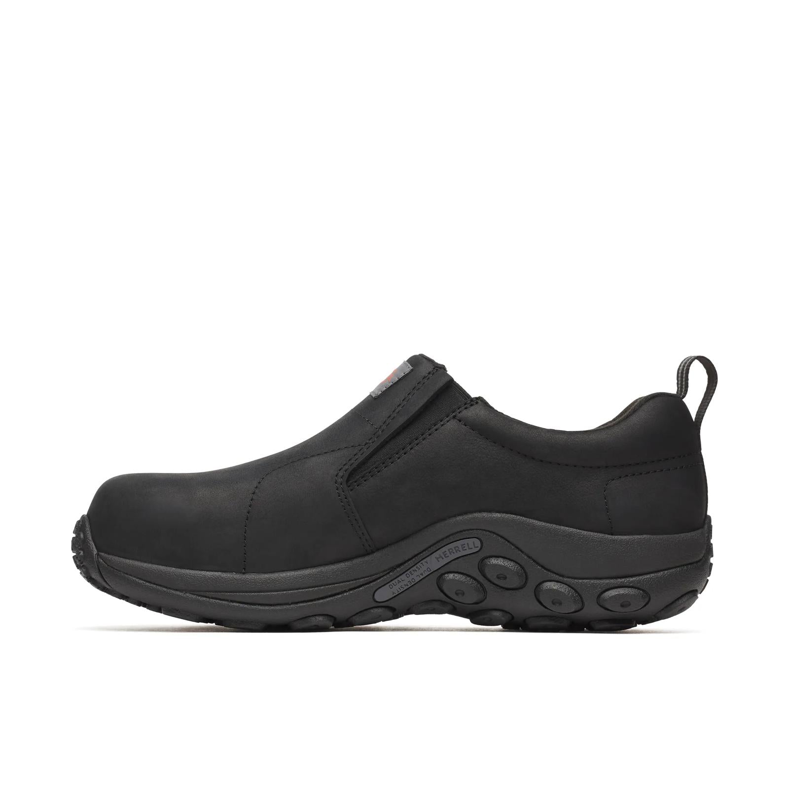 Merrell Men's Jungle Moc Leather Hi-Vis Carbon Fiber Low Black