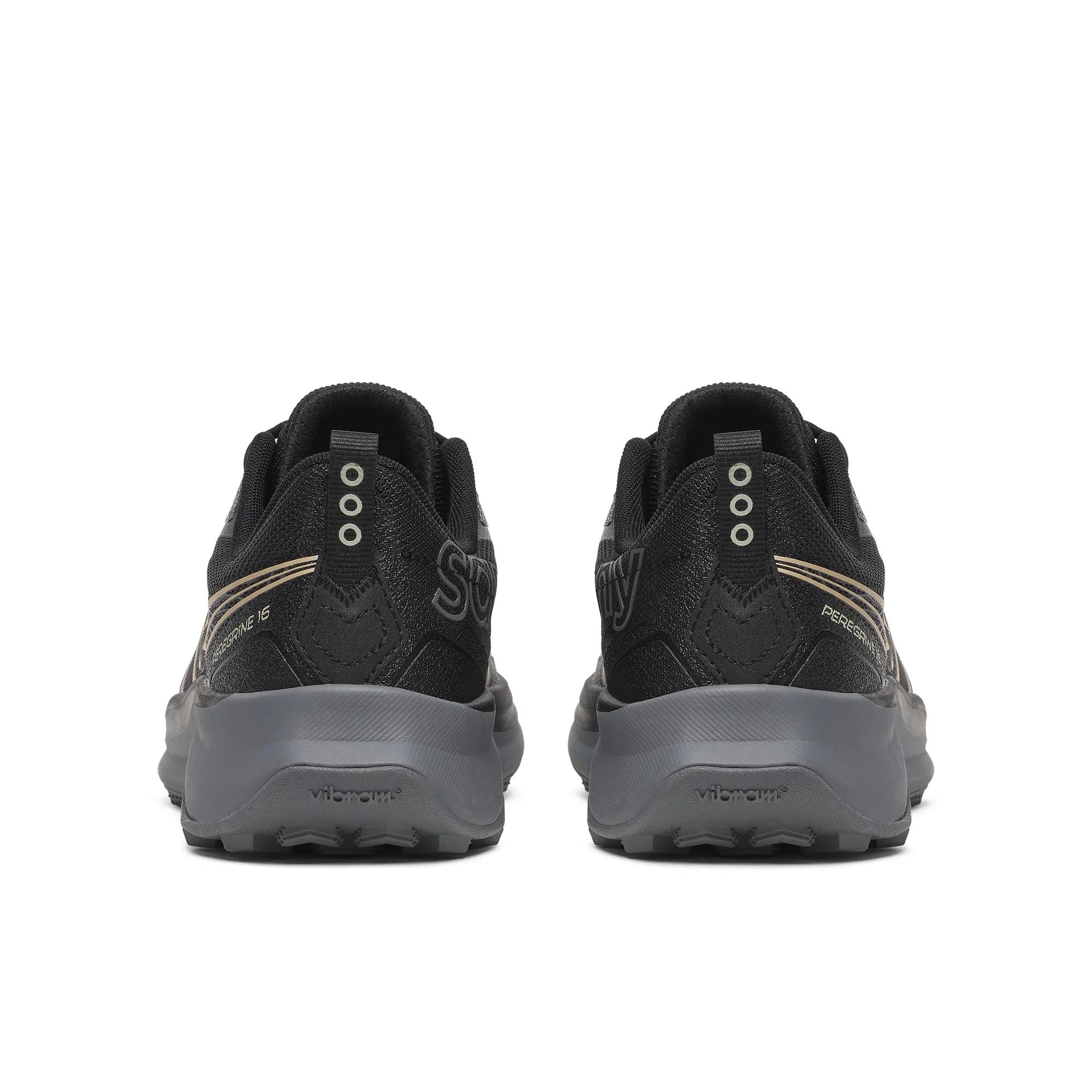 Saucony Women's Peregrine 16 Wide Black | Carbon