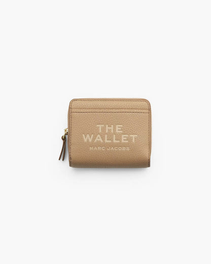 Marc Jacobs The Leather Mini Compact Wallet Camel