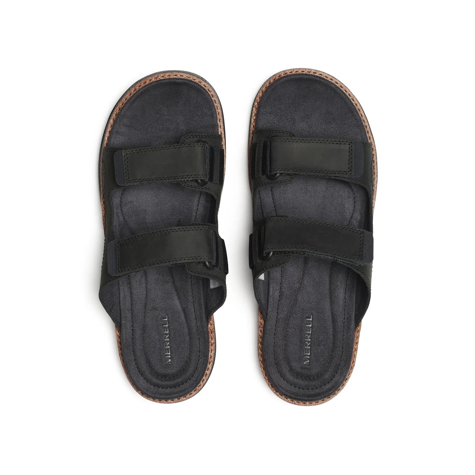Merrell Men's Cove Leather Slide Black