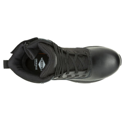 Merrell Men's Fullbench Tactical 8'' Zip Waterproof Black