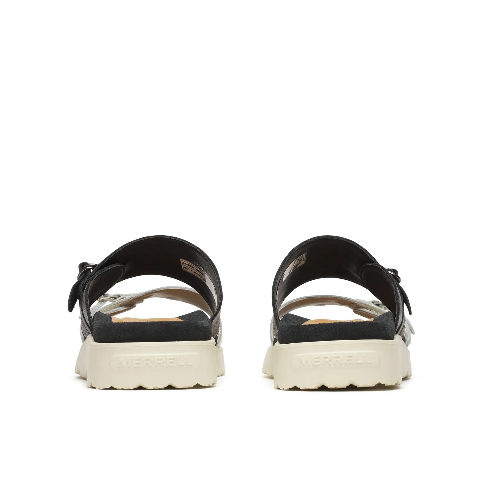 Merrell Women's Fleur Leather Slide Black/Stucco