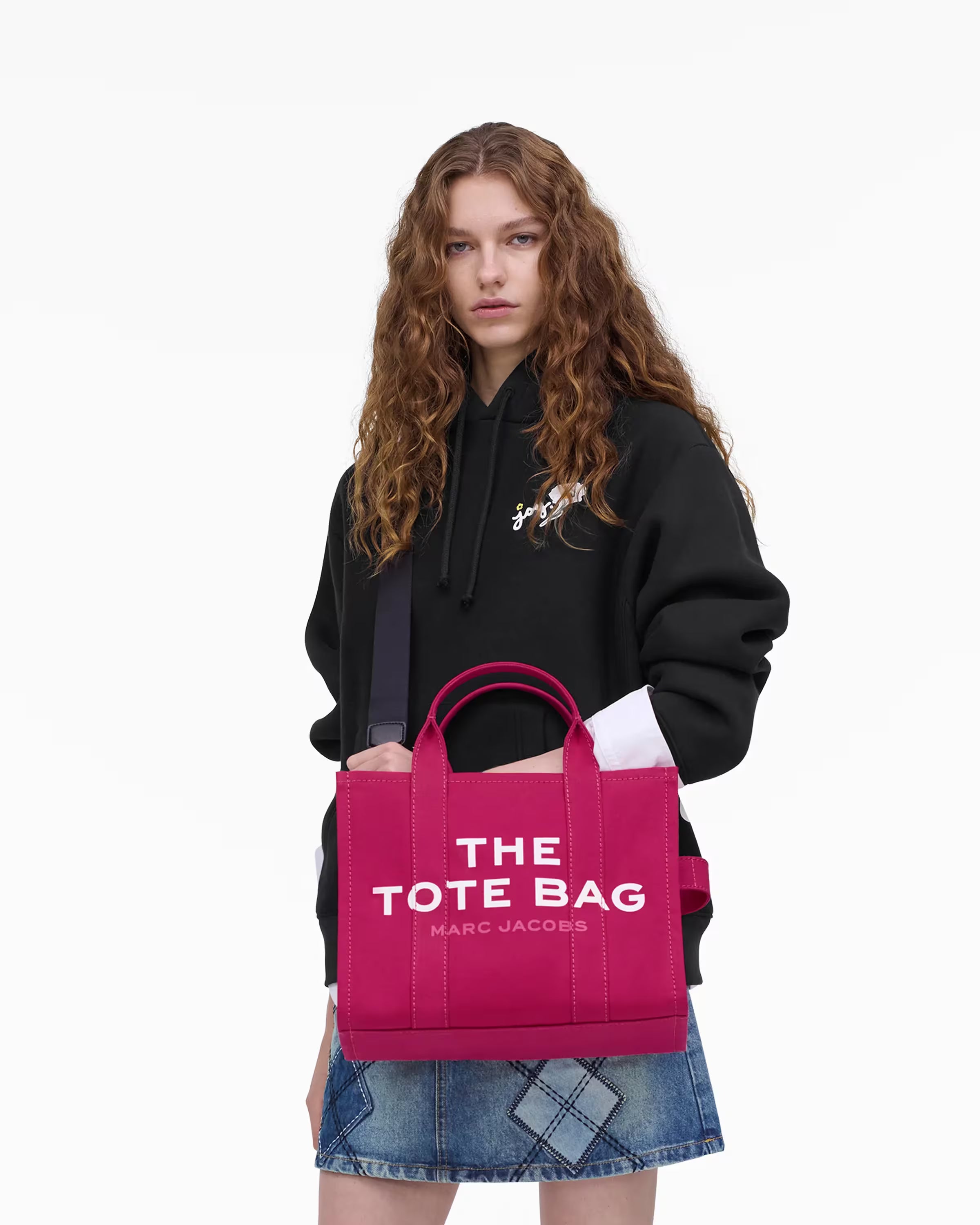 Marc Jacobs The Canvas Medium Tote Bag Raspberry Pink