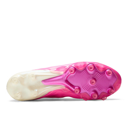 New Balance Tekela Elite Low FG V5 Pink Heat with Metallic Gold and Pink Satin