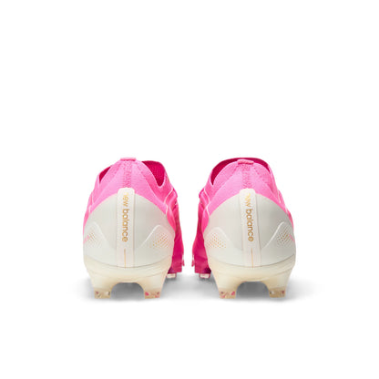 New Balance Tekela Elite Low FG V5 Pink Heat with Metallic Gold and Pink Satin