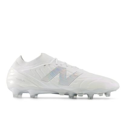 New Balance Tekela Elite Low FG V5 White with Libra and Grey Matter