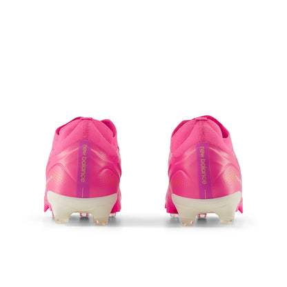New Balance Tekela Pro Low FG V5 Pink Heat with Metallic Gold and Pink Satin