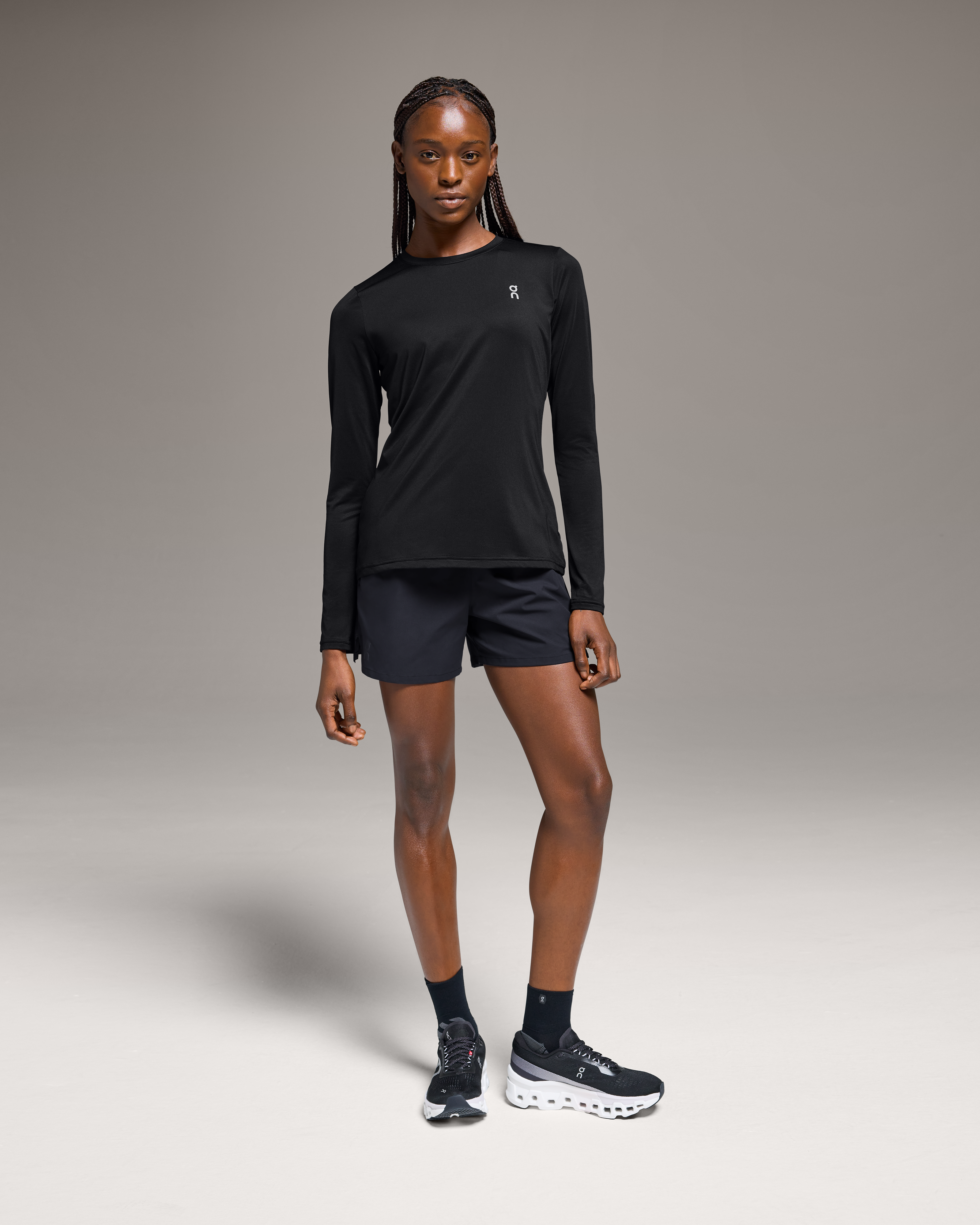 On Core Long-T Black (Women's)