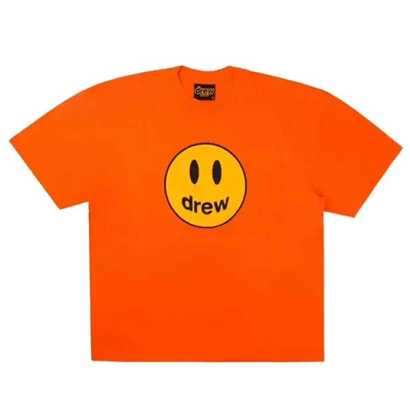 Drew Mascot Short Sleeve Tee Orange Large