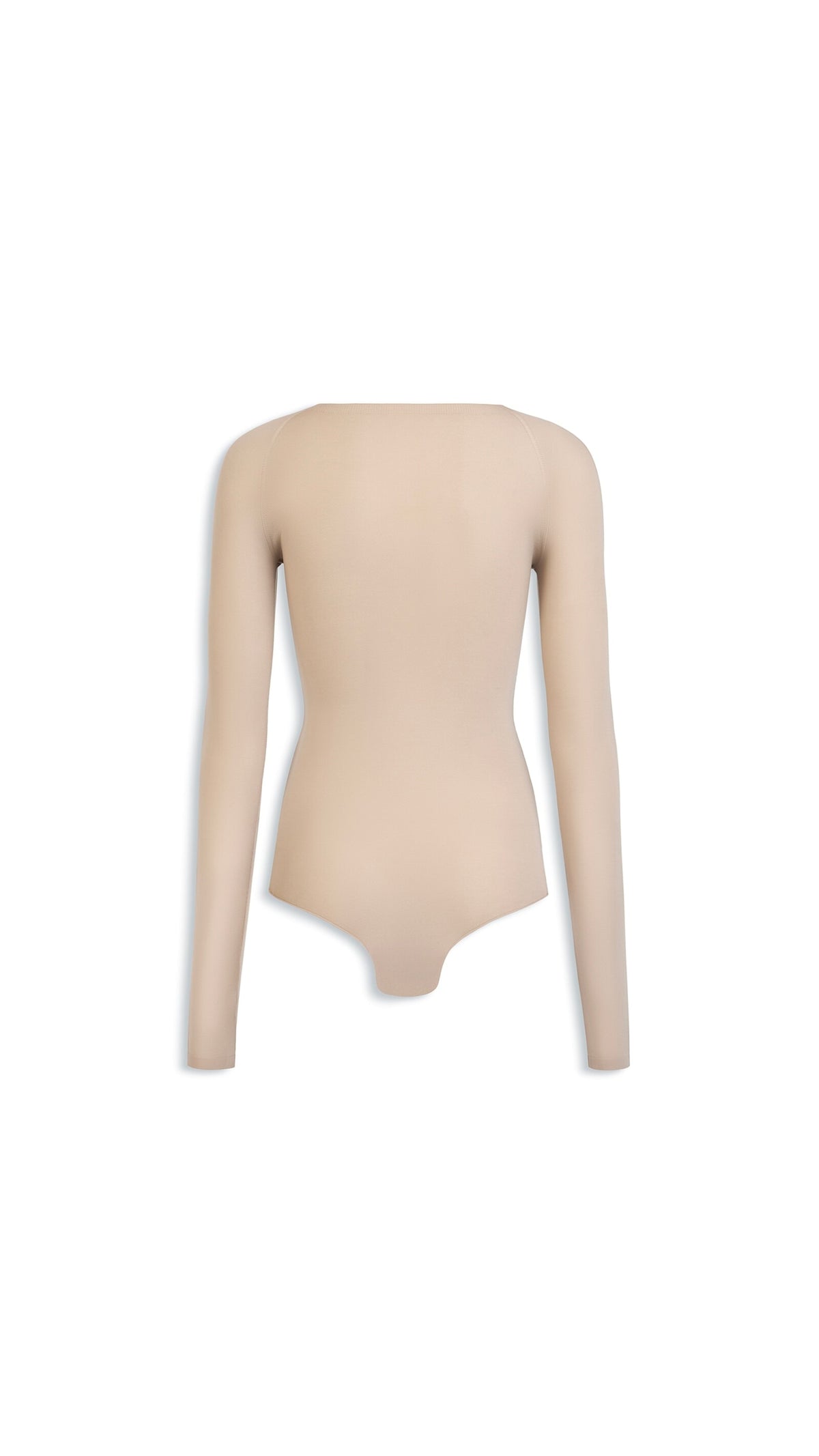 Alaïa Round Neck Second-Skin Knit Bodysuit