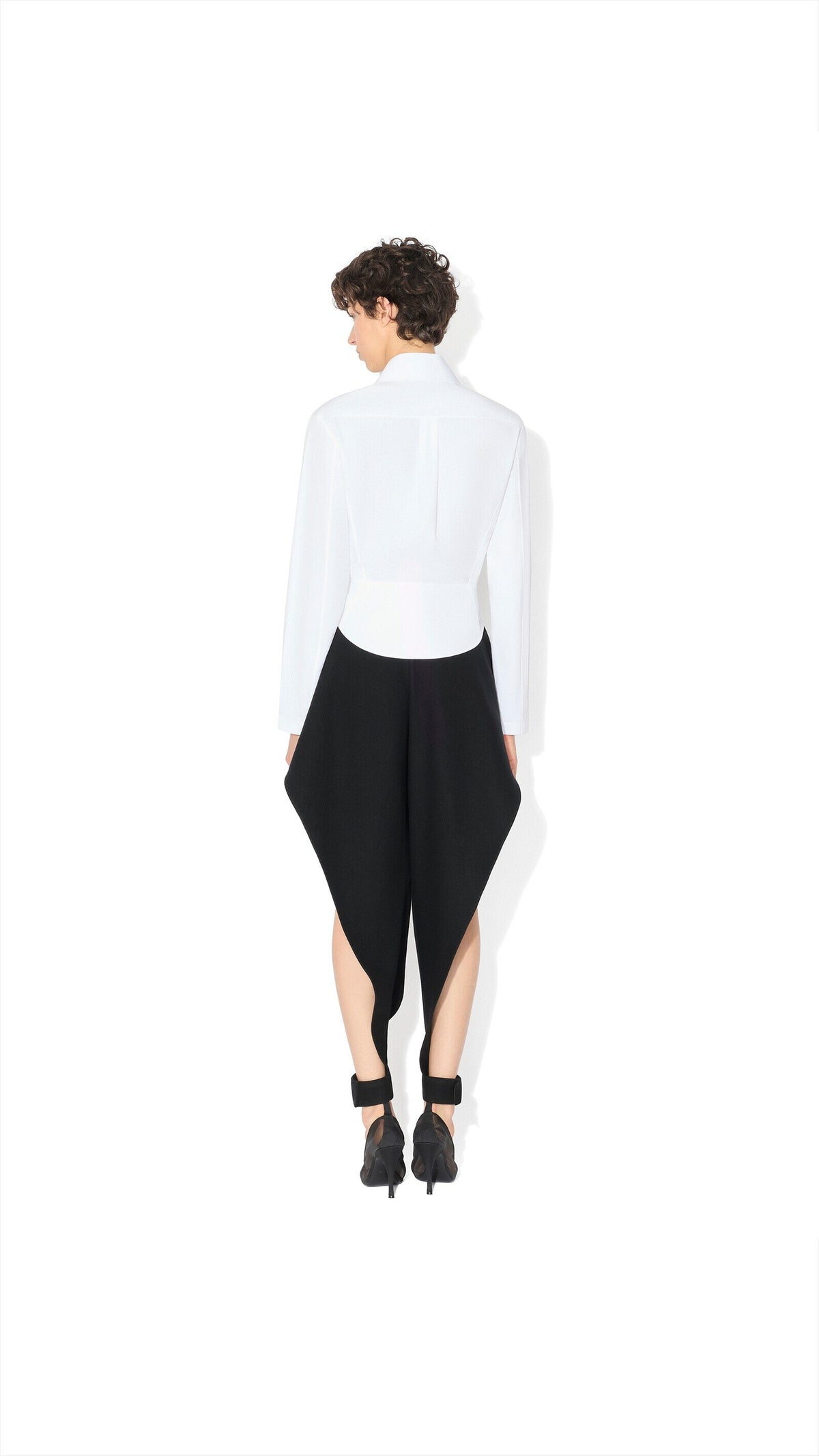 Alaïa Cotton Poplin Basque Shirt