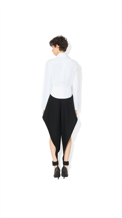 Alaïa Cotton Poplin Basque Shirt
