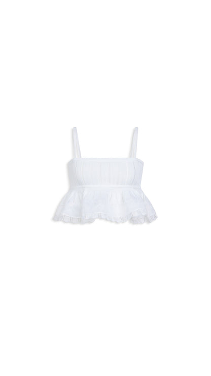 Alaïa Shiny Crinoline Top