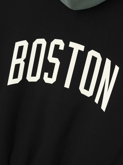 Essentials Celtics Sport Hoodie Black/ Balsam Green