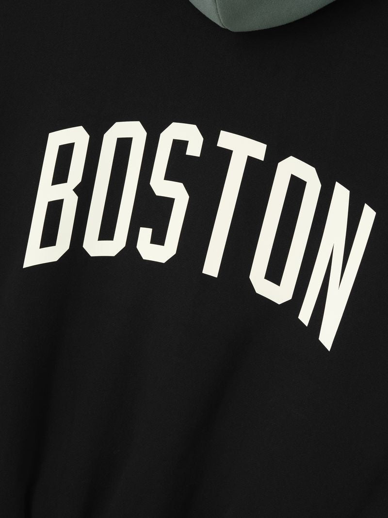 Essentials Celtics Sport Hoodie Black/ Balsam Green