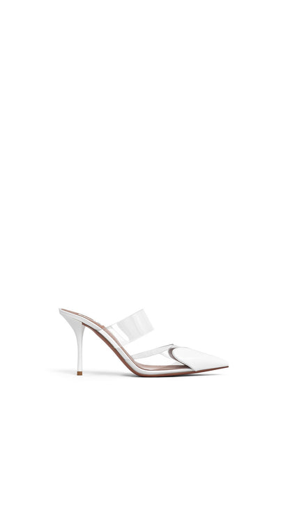 Alaïa Le Cœur Mules In Patent Leather