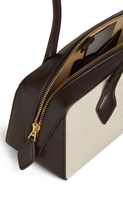 Alaïa Le Teckel Medium Bag In Canvas