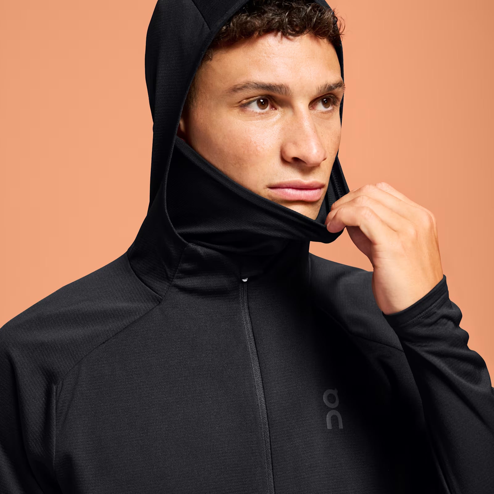 On Climate Zip Hoodie Black