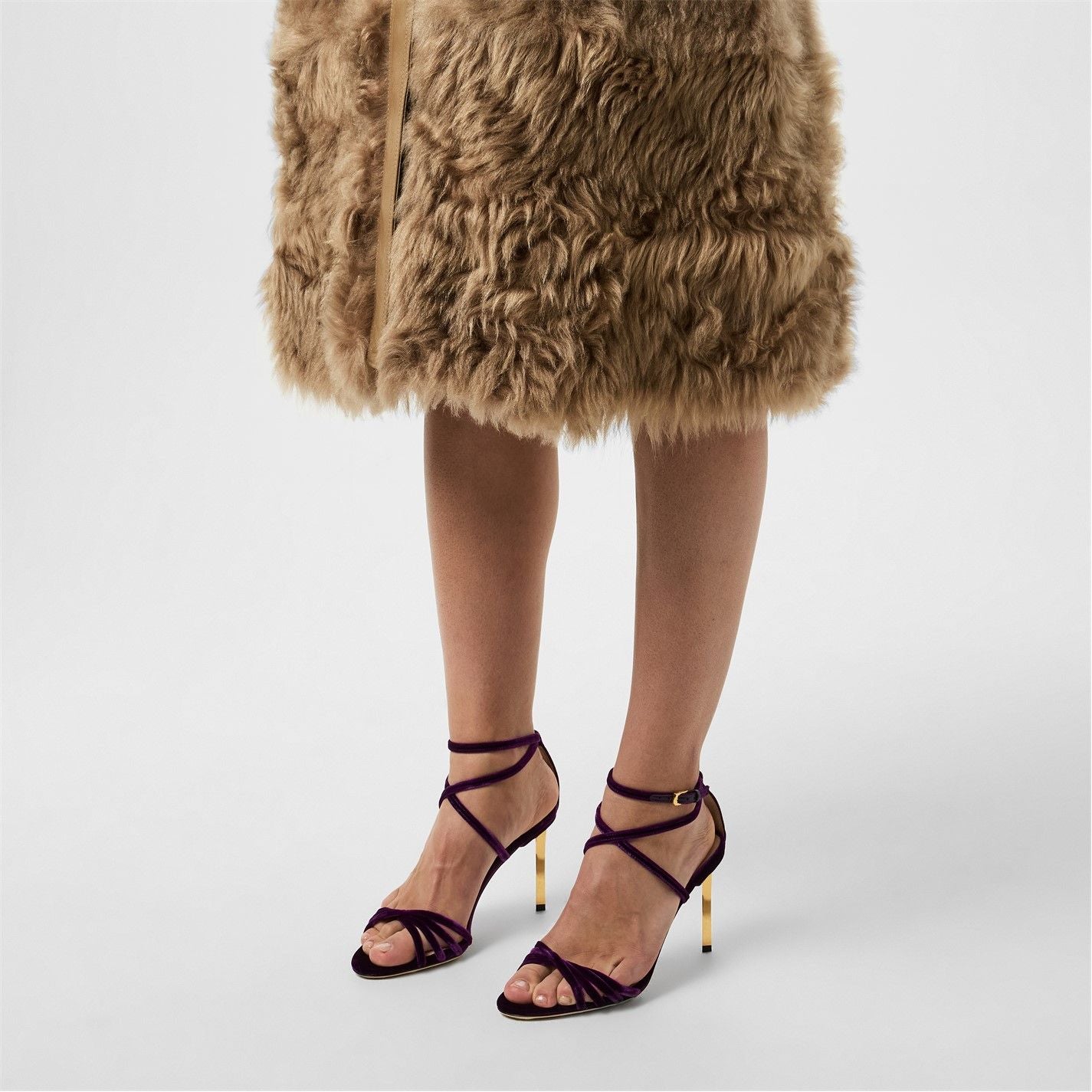  Velvet Sandal Purple