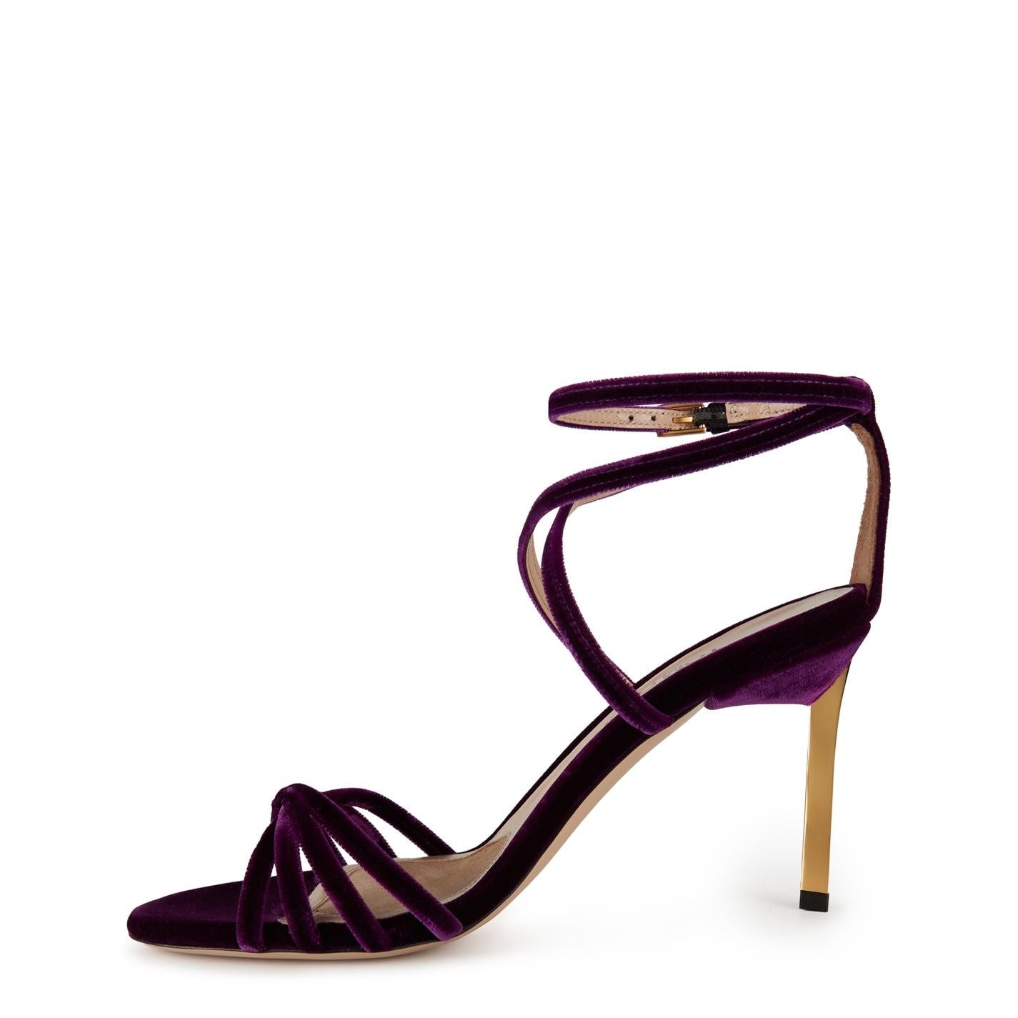  Velvet Sandal Purple