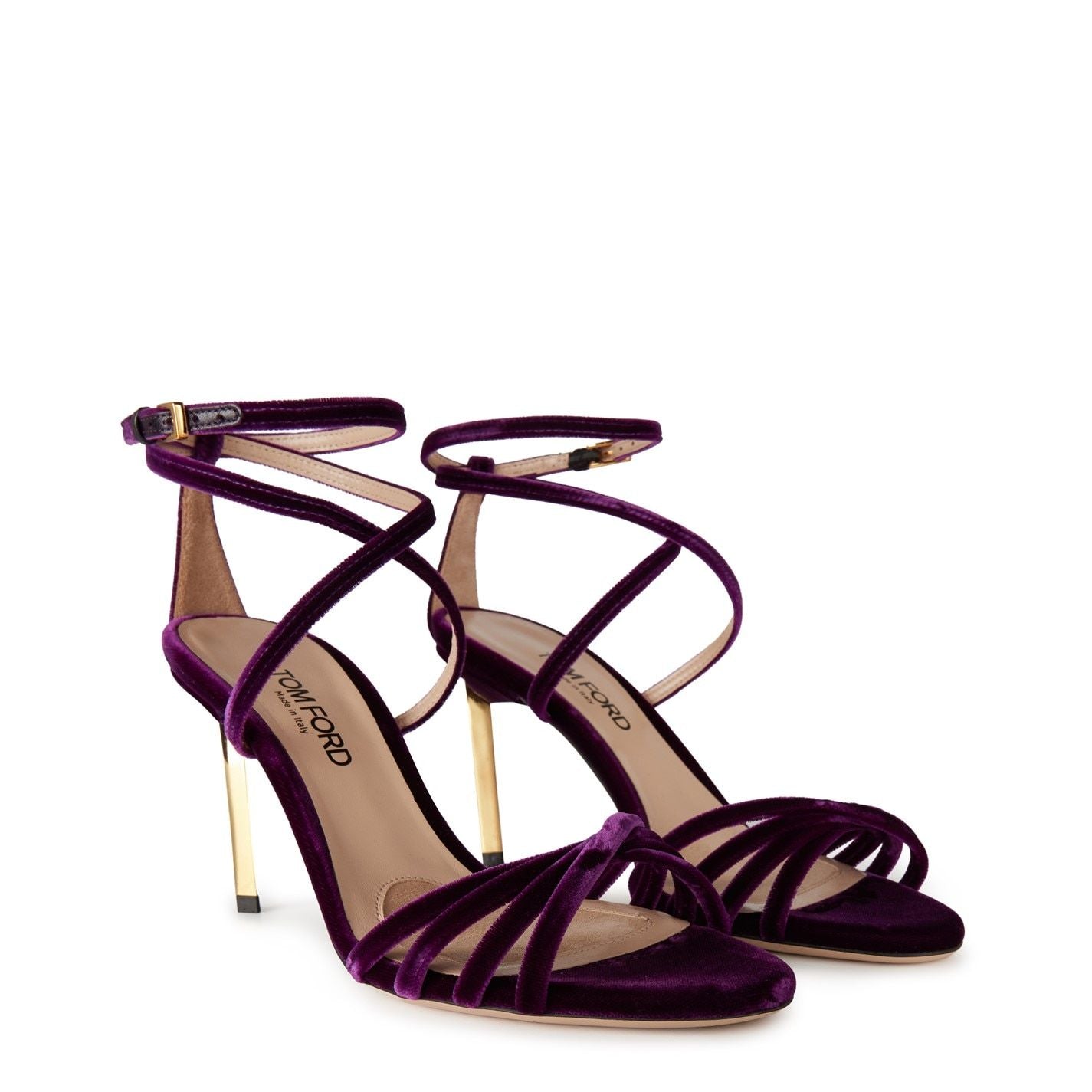  Velvet Sandal Purple
