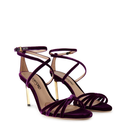  Velvet Sandal Purple
