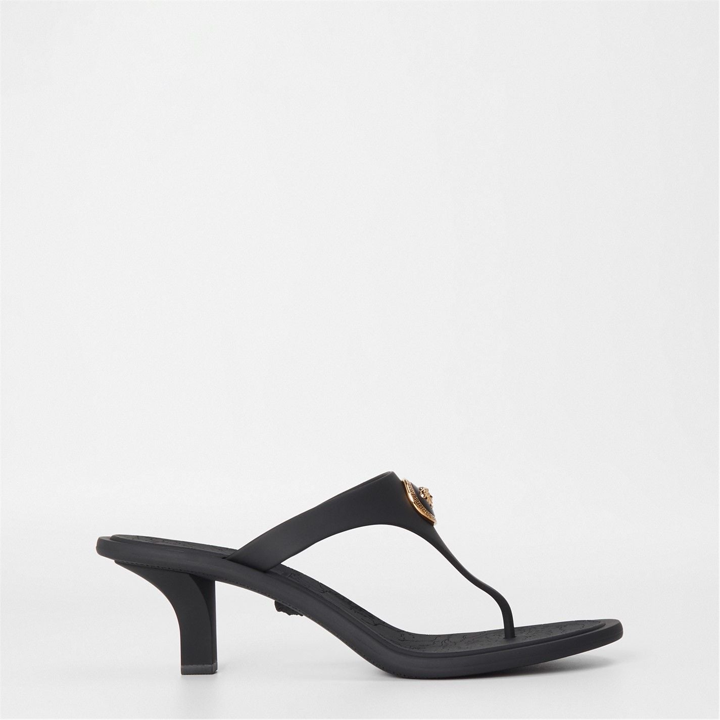  Versace Sandal 55 Ld53 Black Gold