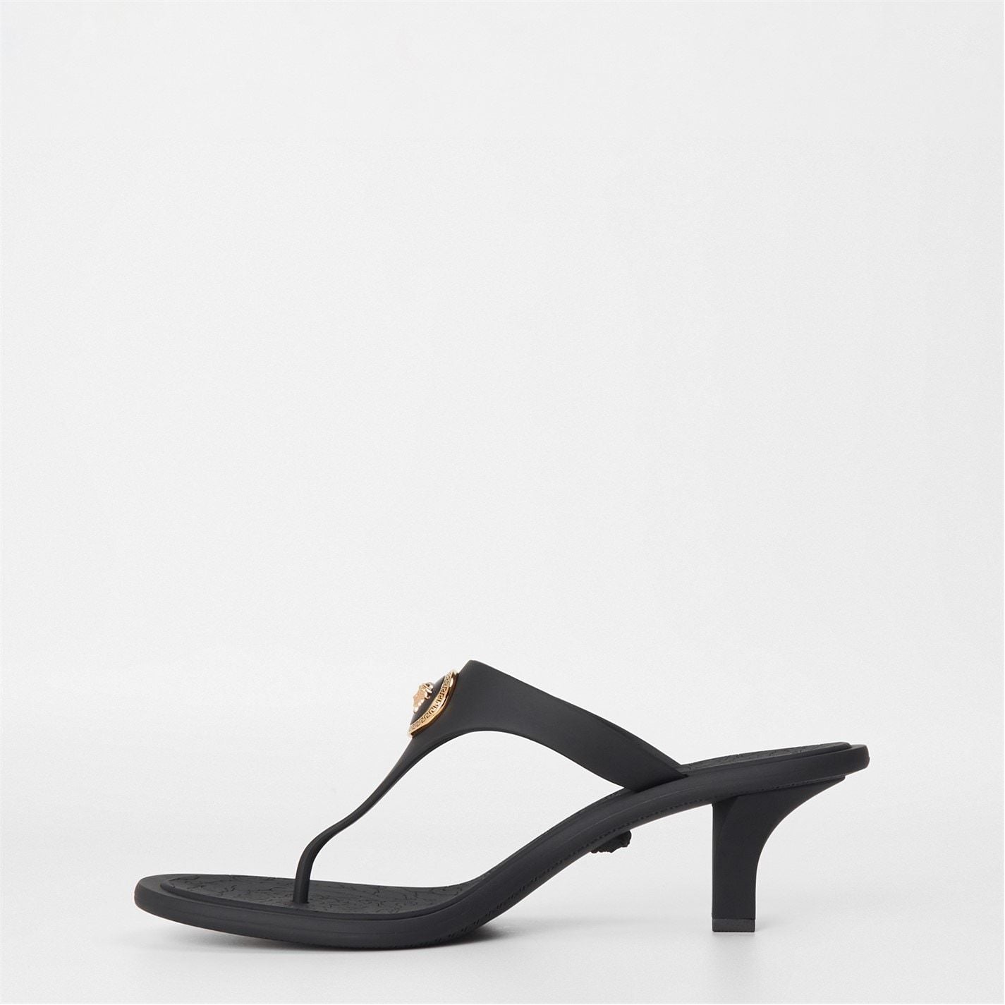  Versace Sandal 55 Ld53 Black Gold