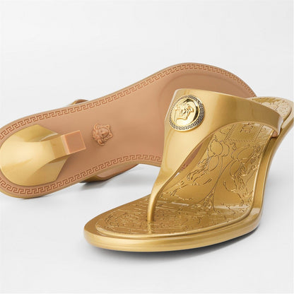  Versace Sandal 55 Ld53 Gold Gold