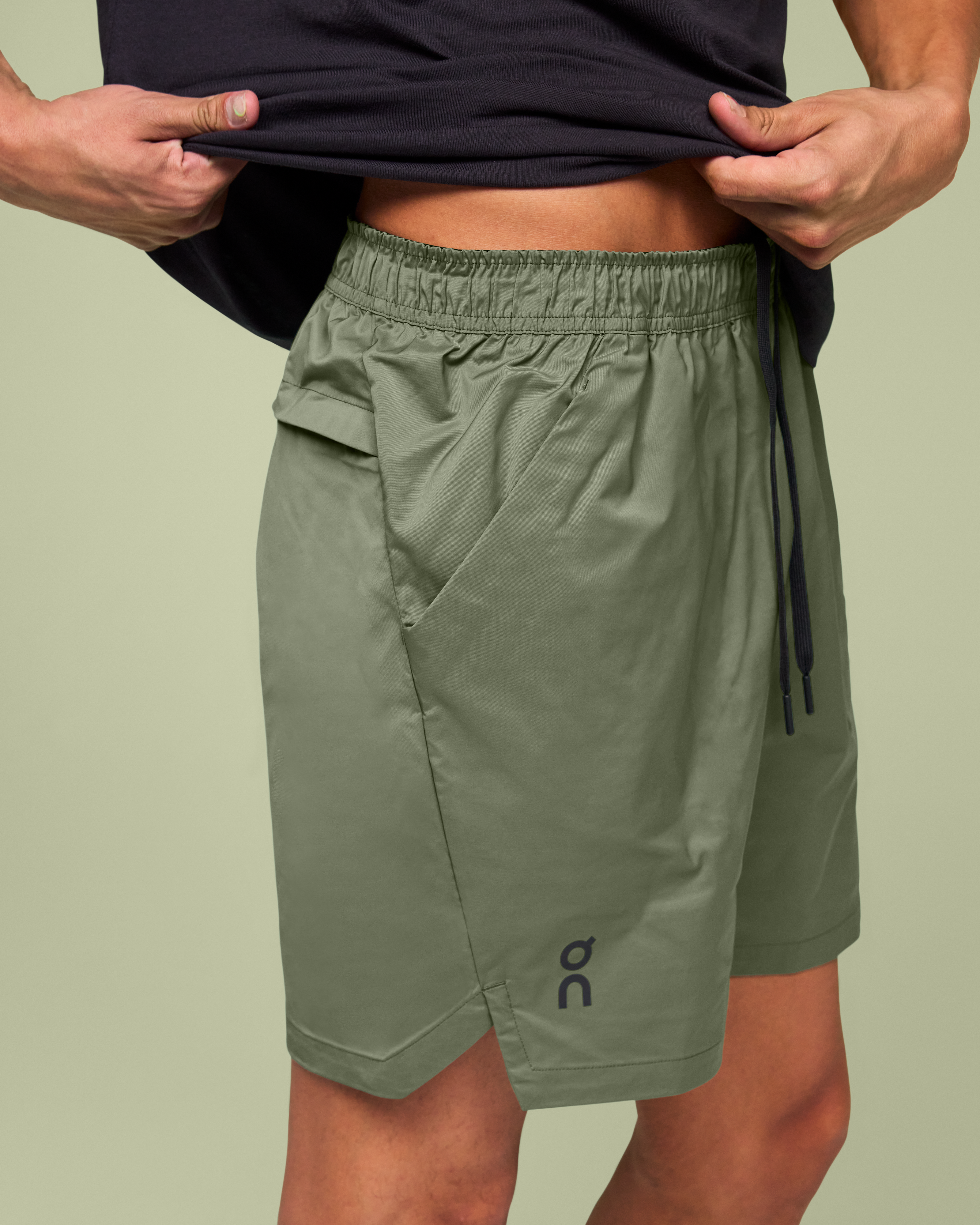 on studio shorts Taiga