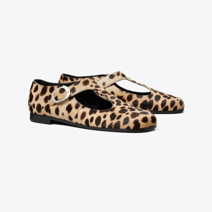 Tory Burch Violet T-Strap CHEETAH SPOTS