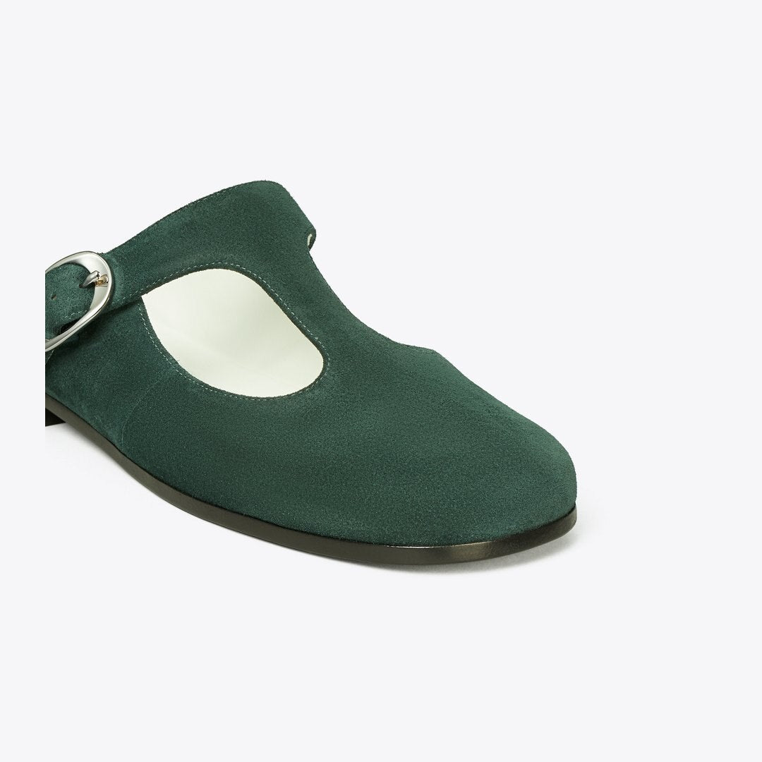Tory Burch Violet T-Strap Mule WARM TEAL
