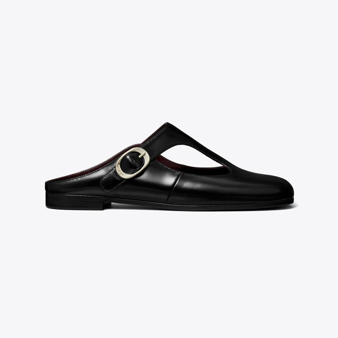 Tory Burch Violet T-Strap Mule PERFECT BLACK