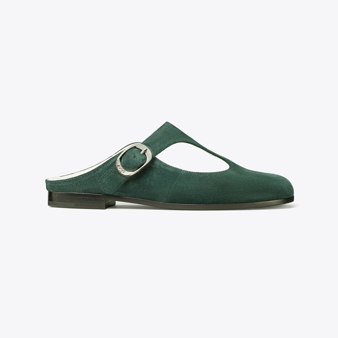 Tory Burch Violet T-Strap Mule WARM TEAL