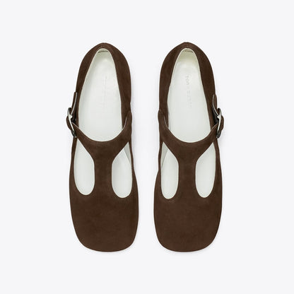 Tory Burch Violet T-Strap DARK COCOA