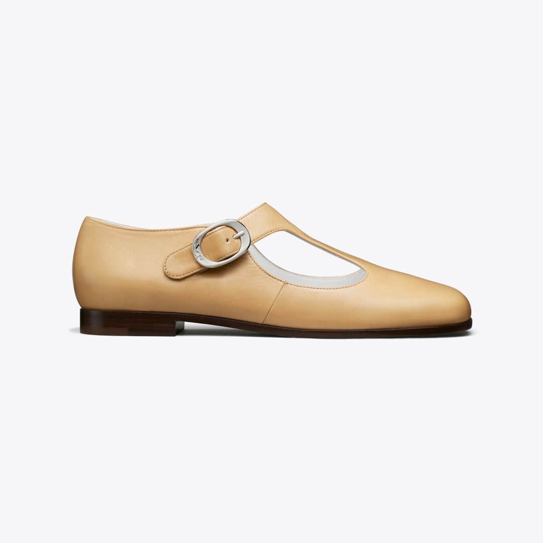 Tory Burch Violet T-Strap CORNSILK