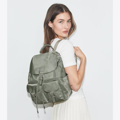 Tory Burch Virginia Backpack Shale Rock